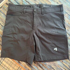Eddie Bauer Guide Pro Shorts Dark Smoke Grey Size 38 - Barely Worn